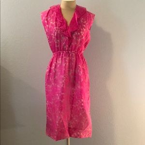 Hot pink Lace Dress